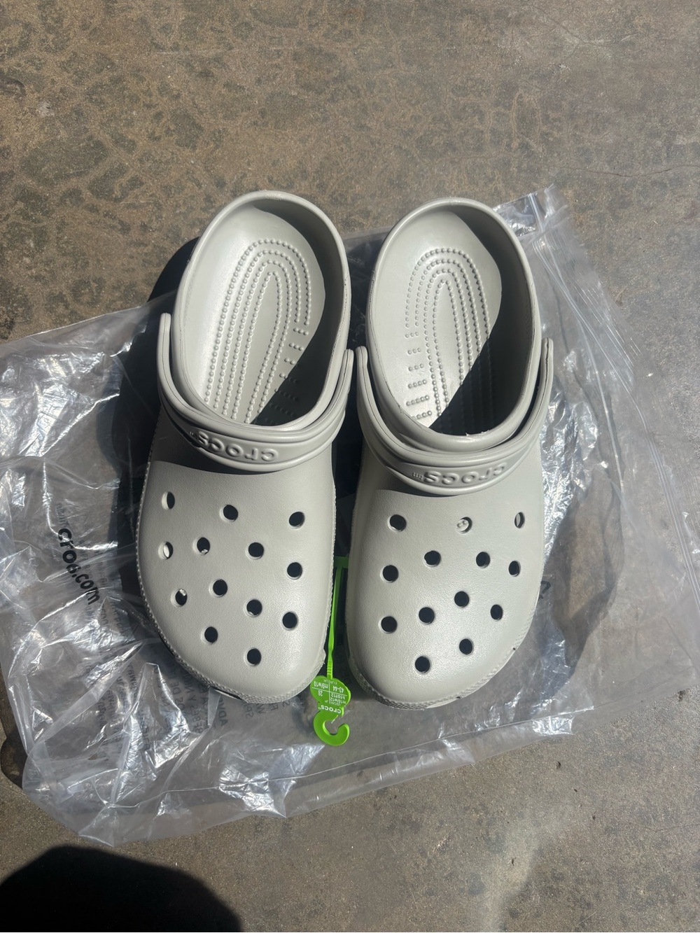 Brand New Elephant Color Crocs Slides